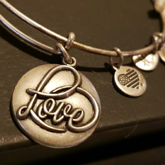 🖤Alex & Ani RARE Love III, EWB, RS Expandable Bangle Bracelet NWT - Picture 3 of 4